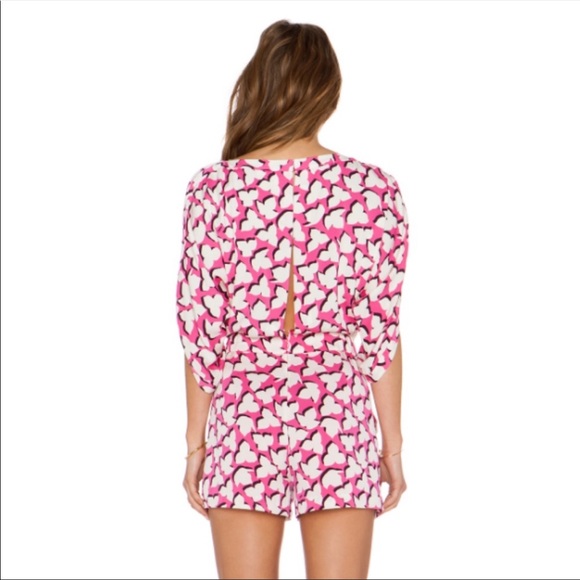 Diane Von Furstenberg Soleil Silk Romper - Picture 8 of 8